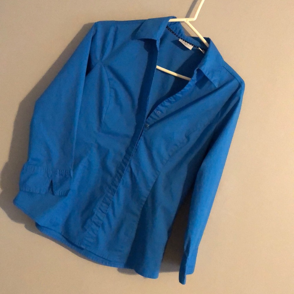 Work button up top